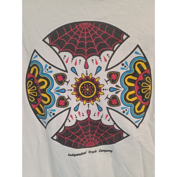 Independent Blood & Sweat Regular S/S Mens T-Shirt - White - Picture 9 of 10